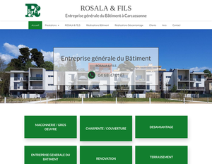ROSALA & FILS Carcassonne, Maçonnerie gros oeuvre, Charpente