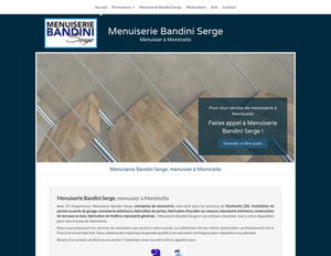 Menuiserie Bandini Serge Monticello, Menuiserie générale, Menuiserie extérieure, Menuiserie intérieure, Fabrication d'escalier sur mesure, Construction de terrasse en bois, Fabrication de fenêtre, Fabrication de portes, Installation de portail ou porte de garage