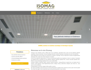 ISOMAG Eyrans, Isolation, Isolation intérieure, Plâtrerie plaquisterie, Pose de faux plafonds