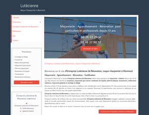 Entreprise Lutécienne de Rénovation Montreuil, Maçonnerie d'extérieur, Carrelage et dallage, Couverture, Maçonnerie générale, Maçonnerie gros oeuvre, Plâtrerie plaquisterie, Revêtements extérieurs