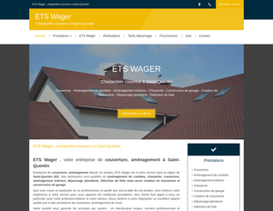 ETS Wager Saint-Quentin, Couverture, Aménagement de combles, Aménagement intérieur, Charpente, Construction de garage, Création de mezzanine