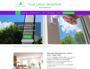 Koat Labour Menuiserie Brest, Menuiserie générale, Installation de portail ou porte de garage