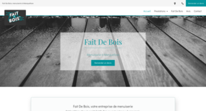Fait De Bois Marquefave, Menuiserie générale, Menuiserie intérieure