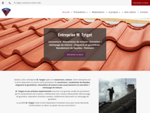 M. Tytgat Faches-Thumesnil, Rénovation de toiture, Zinguerie et gouttières