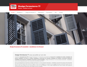 Design Fermetures 71 Le Creusot, Installation de stores ou rideaux métalliques, Construction de véranda, Installation de fenêtres, Installation de fermetures, Installation de portail ou porte de garage, Installation de portes, Menuiserie extérieure