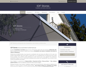 IDF Stores Alfortville, Installation de volets