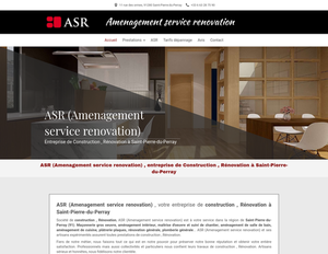 ASR (Amenagement service renovation) Saint-Pierre-du-Perray, Aménagement intérieur, Aménagement de cuisine, Aménagement de salle de bain, Maçonnerie gros oeuvre, Maîtrise d'oeuvre et suivi de chantier, Plâtrerie plaquisterie, Plomberie générale, Rénovation générale