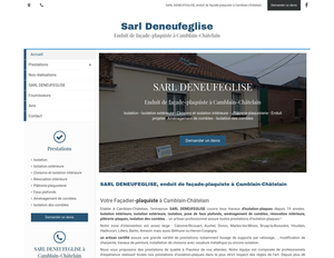 SARL  DENEUFEGLISE Camblain-Châtelain, Plâtrerie plaquisterie, Isolation des combles
