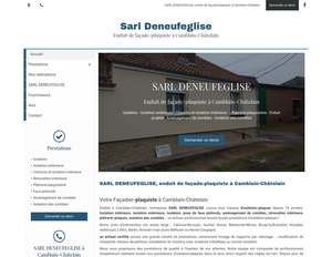 SARL  DENEUFEGLISE Camblain-Châtelain, Plâtrerie plaquisterie, Pose de faux plafonds