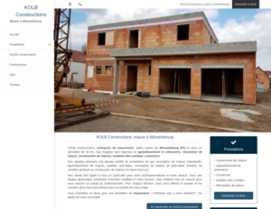 KOLB Constructions Seebach, Maçonnerie générale, Agrandissement et extensions, Construction de maison, Couverture, Isolation des combles, Rénovation de toiture