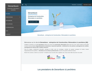 SAS Derambure Lanchères, Rénovation générale, Agrandissement et extensions, Aménagement de salle de bain, Isolation extérieure, Maçonnerie générale, Peinture, Revêtements au sol
