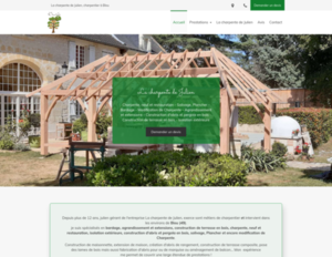 La charpente de Julien Blou, Couverture, Agrandissement et extensions