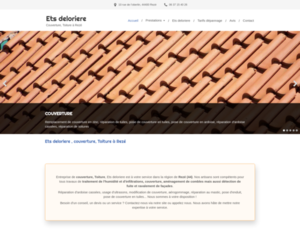 Ets deloriere Nantes, Couverture, Zinguerie et gouttières