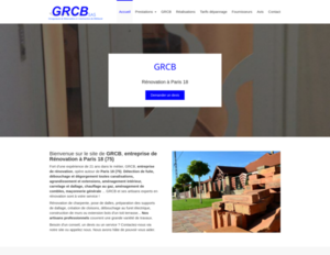 GRCB Paris 18, Rénovation générale, Agrandissement et extensions, Aménagement de combles, Aménagement intérieur, Carrelage et dallage, Maçonnerie générale