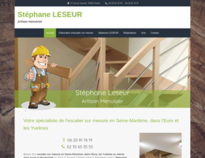 Stéphane LESEUR Oissel, Menuiserie intérieure, Fabrication d'escalier sur mesure