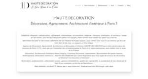 HAUTE DECORATION Paris 3, Décoration intérieure