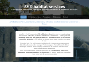 AVE-habitat services Pacé, Agrandissement et extensions, Agrandissement et extensions, Isolation, Maçonnerie générale, Rénovation générale