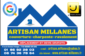 Artisan Millanes  Varennes-sur-Seine, Couverture, Aménagement de combles