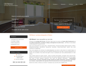 CB Rénov' Chalandray, Carrelage et dallage, Aménagement de salle de bain, Plâtrerie plaquisterie, Revêtements au sol