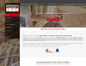 SARL LERAY Touches, Menuiserie générale, Aménagement de combles, Charpente, Installation de fenêtres, Installation de fermetures, Installation de volets, Menuiserie extérieure, Menuiserie générale