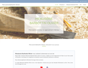 Menuiserie Barbottin Olivier La Chapelle-Blanche-Saint-Martin, Menuiserie extérieure, Aménagement intérieur, Construction de terrasse en bois, Fabrication d'escalier sur mesure, Maîtrise d'oeuvre et suivi de chantier, Pose de parquets