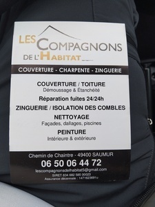 Les compagnons de l'habitat  Saumur, Couverture