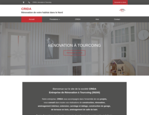 CRIDA Roubaix, Rénovation générale, Agrandissement et extensions, Aménagement de combles, Aménagement de salle de bain, Aménagement intérieur, Carrelage et dallage, Construction de garage, Construction de terrasse en bois